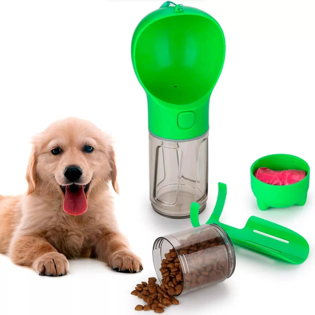 Botella de agua 3 en 1 para mascotas🐕