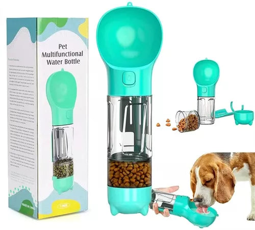 Botella de agua 3 en 1 para mascotas🐕