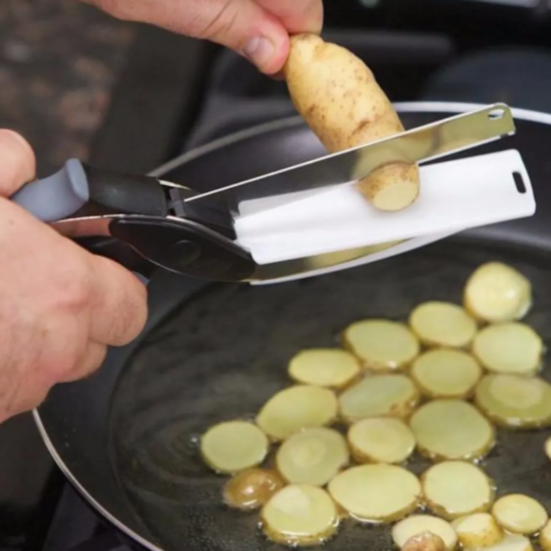 CORTADOR 2 EN 1 + MINI SELLADOR PORTATIL ¡El combo de cocina que toda casa necesita!