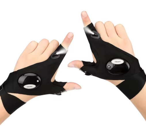 GUANTES CON LUZ LED - perfecto para lugares oscuros!
