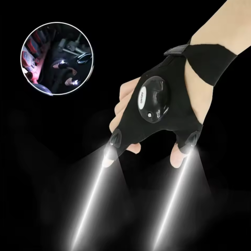 GUANTES CON LUZ LED - perfecto para lugares oscuros!