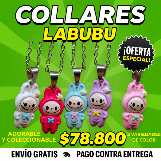 ¡COLLARES DE LABUBU!