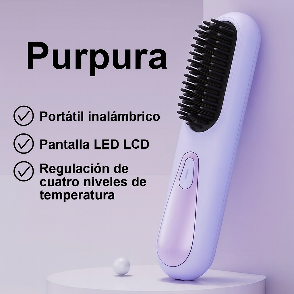¡CEPILLO ALISADOR INALÁMBRICO!